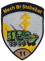 Bild von Mech Brigade 11 gold Stabsbat Badge ohne Klett
